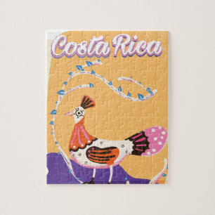 Costa-ricanischer Vintage-Reiseaufdruck