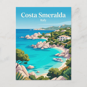 Costa Smeralda Italien Postkarte