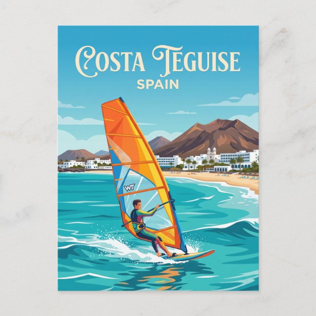 Costa Teguise Spanien Postkarte (Vorderseite)
