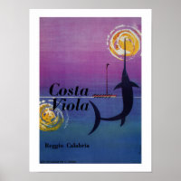 Costa Viola Reggio Calabria Vintag Italien Reisen