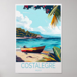 Costalegre Travel Poster
