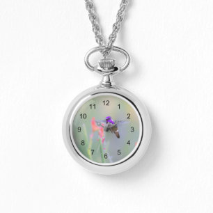 Costa's Hummingbird im Ansatz Armbanduhr