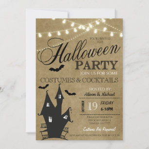 Costume Cocktail Party Einladung