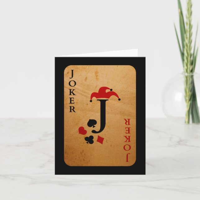 Costume de carte Joker Halloween Deck de cartes (Devant)