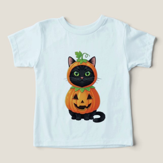 Costume de chat Citrouille mignon (Design Recto)