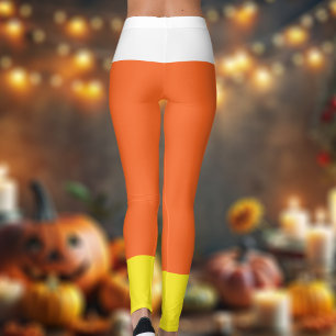 Costume d'Halloween facile Candy Corn Leggings