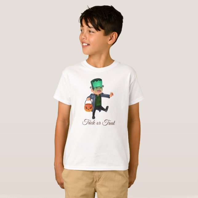 Costume d'Halloween Frankenstein | T-shirt (Devant entier)