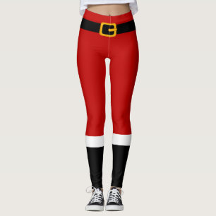 Costume du Père Noël Leggings de Noël