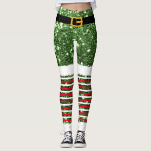 Costume du Père Noël Leggings de Noël