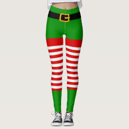 Costume elfe de Noël Leggings
