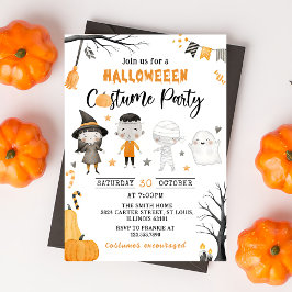 Costume Enfants Cute Halloween Invitation de fête 