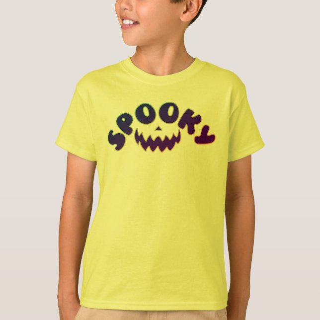 Costume Halloween éffrayant pour T-shirt garçon (Devant)
