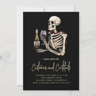 Costume Halloween Fête Invitation