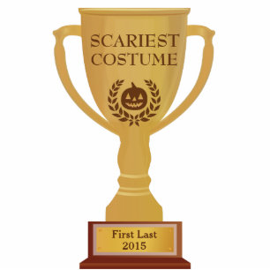 Costume le plus effrayant Trophée Photo Sculpture