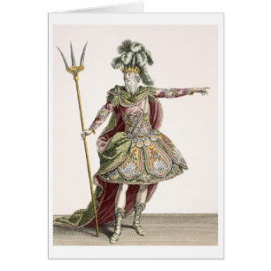 Costume pour Neptune dans plusieurs opéras, grav