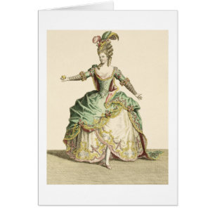 Costume pour Vénus dans plusieurs opéras, gravé