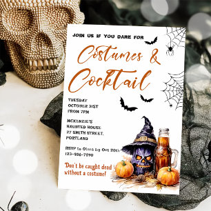 Costumes & Cocktails Invitation à la fête d'Hallow