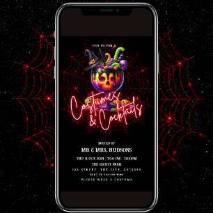 Costumes & Cocktails Invitation à la fête d'Hallow