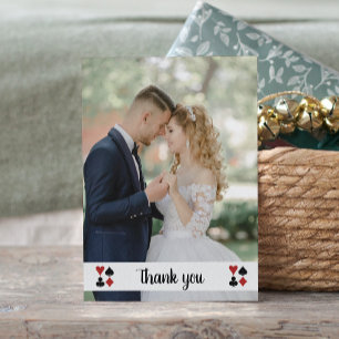 Costumes Las Vegas carte Mariage photo Merci