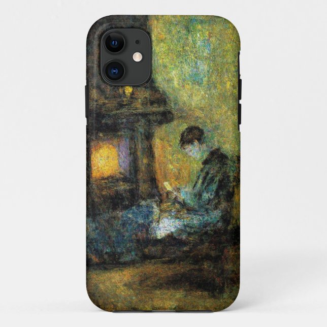 Cosy Abend Reader Artistic Mobile Case (Rückseite)