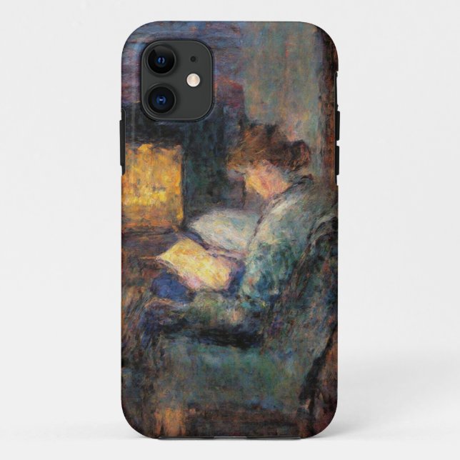 Cosy Abend Reader Artistic Mobile Case (Rückseite)
