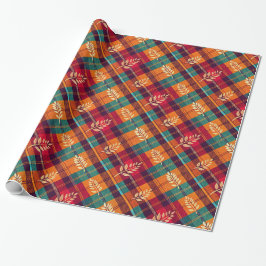 Cosy Autumnal Wrapping Paper Geschenkpapier