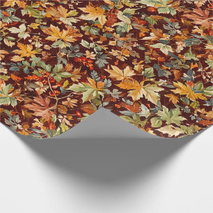 Cosy Autumnal Wrapping Paper Geschenkpapier