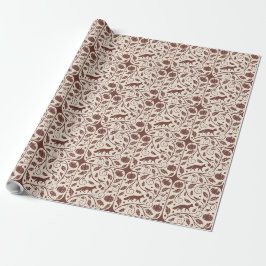 Cosy Autumnal Wrapping Paper Geschenkpapier