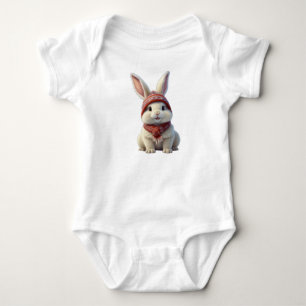 Cosy Baby Bunny Strampler