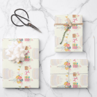 Cosy Birthday Card Geschenkpapier Set