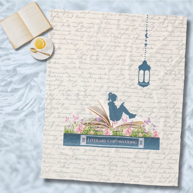 Cosy Bookworm Reading Nook Blanket Fleecedecke (Cozy Bookworm Reading Nook Blanket)