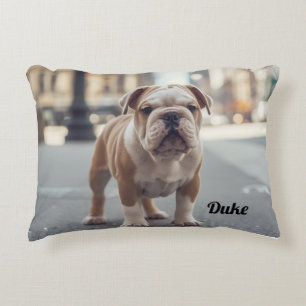 Cosy Bulldog Personalisiert Dekokissen