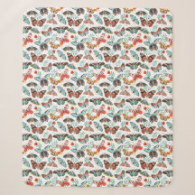 Cosy Butterfly Sherpa Blanket