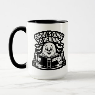 Cosy Candlelit Ghoul Reading Tasse