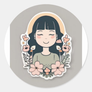 Cosy Cat Nickerchen Sticker