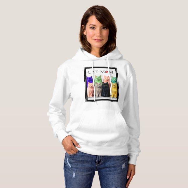 Cosy cat Style Hoodie (Vorne ganz)