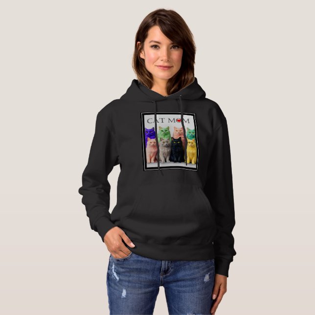 Cosy cat Style Hoodie (Vorne ganz)
