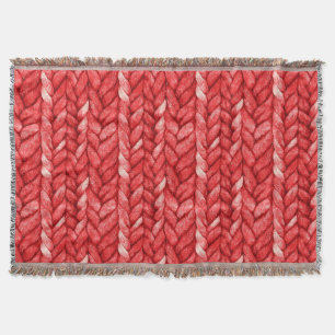 Cosy Chic Red Sweater Decke