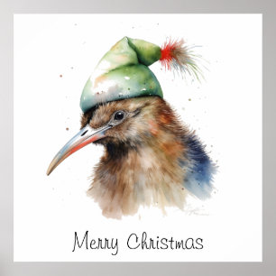 Cosy Christmas Kiwi, Brauch Poster