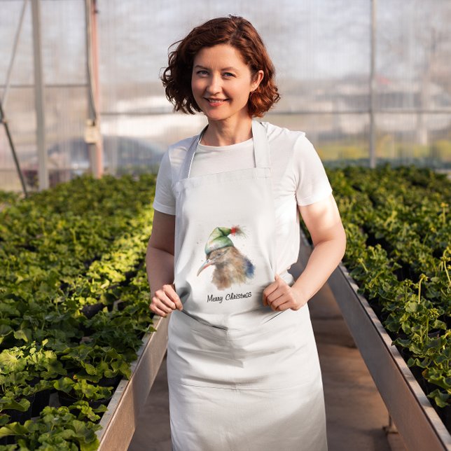 Cosy Christmas Kiwi, Brauch Schürze (Von Creator hochgeladen)