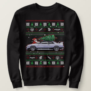 Cosy Christmas Nissan Skyline R33 GT-R Sweatshirt