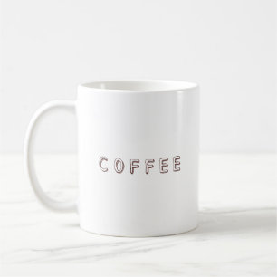 Cosy Coffee Typografy Design Kaffeetasse
