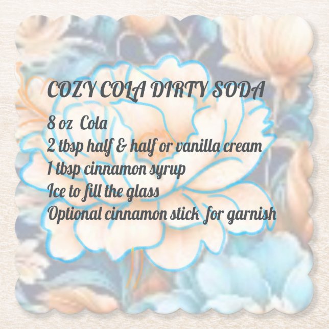 Cosy Cola Dirty Soda Untersetzer (Vorderseite)