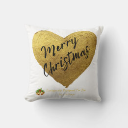 Cosy Coussin de coeur de Noël Customisé par Jevays