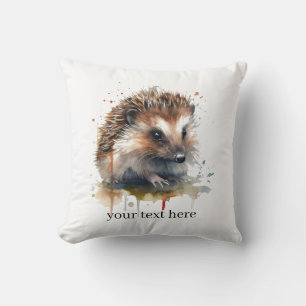 Cosy Critter: Igel in Wasserfarbe, Brauch Kissen
