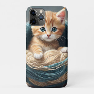 "Cosy Cuddles: The Kitten's Wooly Retreat" Case-Mate iPhone Hülle