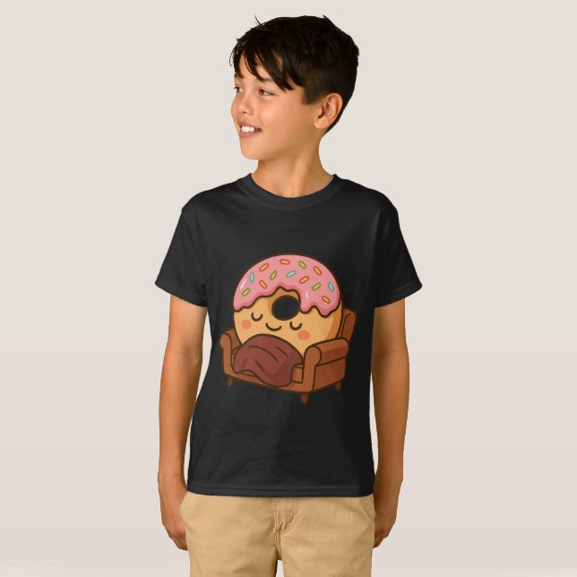 Cosy Donut Nickerchen T-Shirt (Vorne ganz)