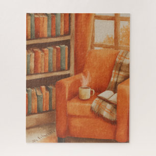 Cosy Fall Reading Bookmark
