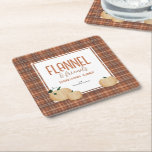 Cosy Flannel and Friendsgiving dinner Rechteckiger Pappuntersetzer<br><div class="desc">Fügen Sie diese Flannel und Freunde Friendsgiving Dinner Papier Untersetzer zu Ihrem Herbst Türkei feiern in diesem Jahr. Das Design ist mit einem gemütlichen,  fallfarbenen Flanellrand versehen,  der mit Herbstkuppeln besticht.</div>