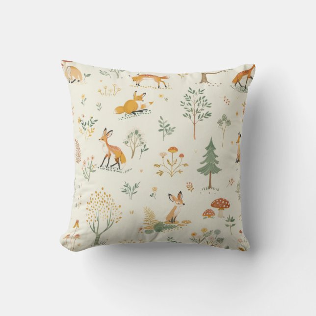"Cosy Fox Throw Kissen" Kissen (Vorderseite)